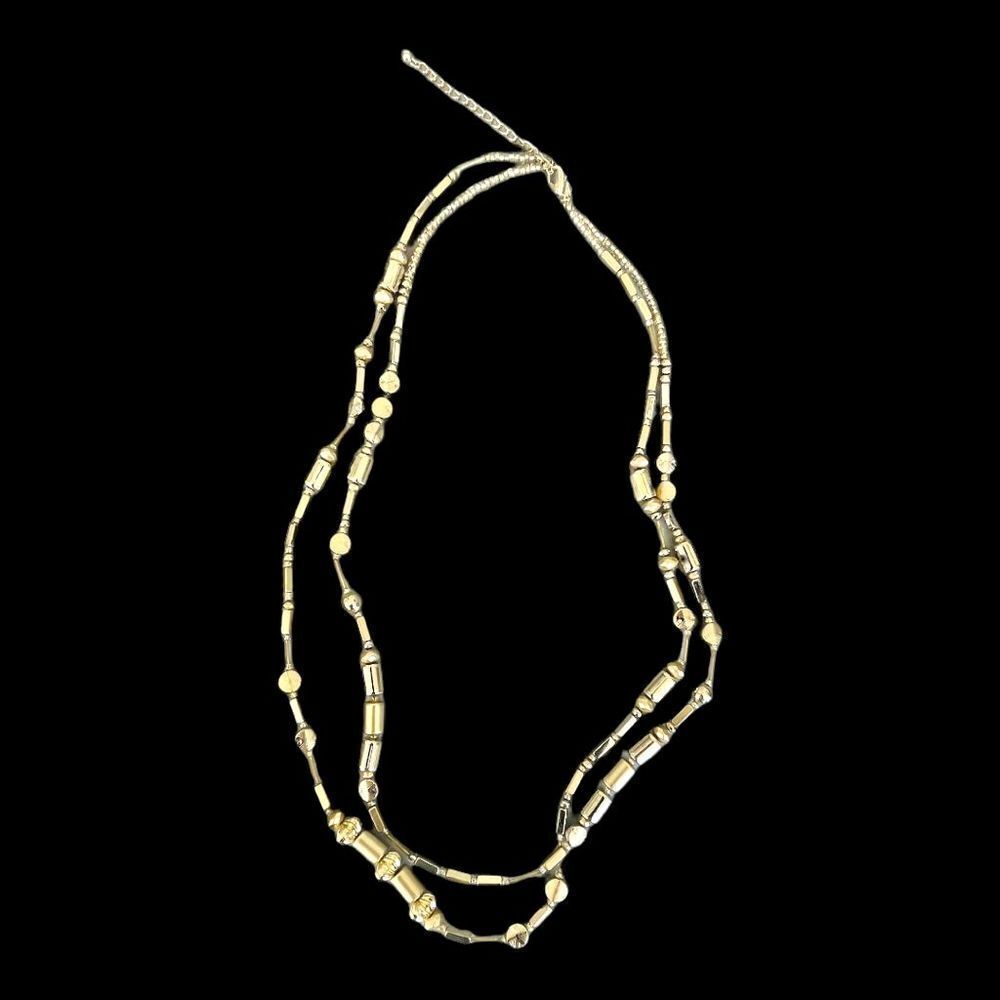 Chicos Goldtone Extra Long Necklace